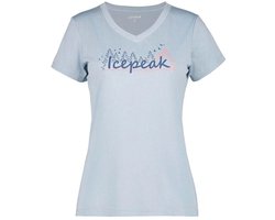 Icepeak Burnham T-shirt Met Korte Mouwen Blauw L Vrouw