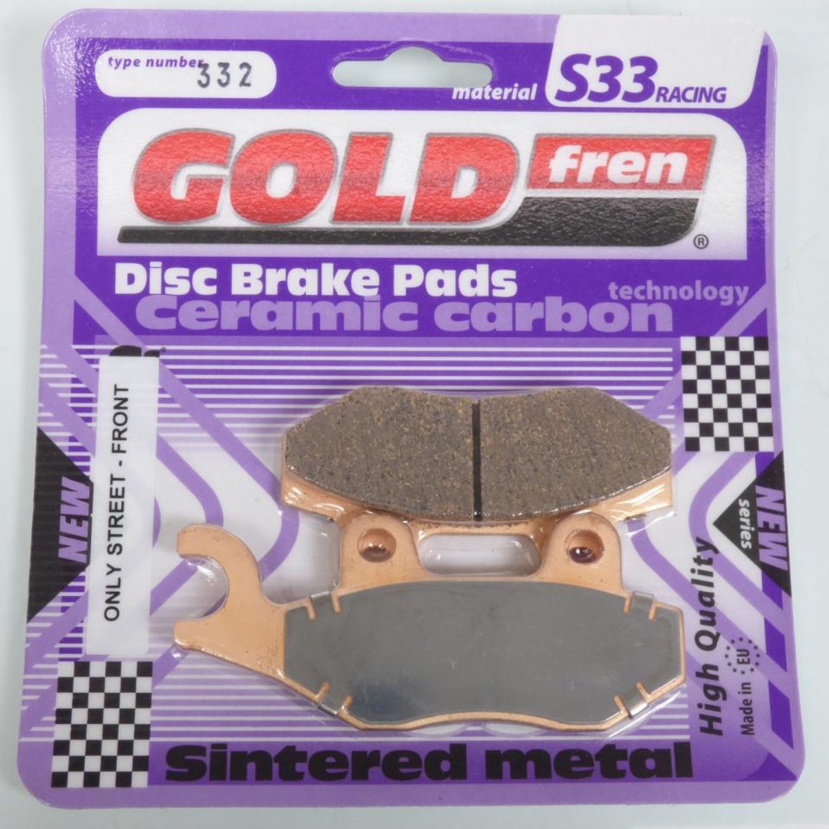 Plaquette de frein Gold Fren pour Moto Chinois 125 motocycle Neuf