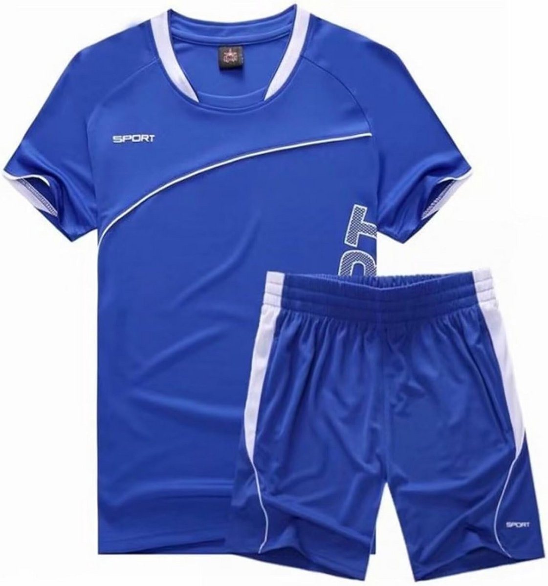 Voetbaltenue Kinderen - Complete Sportoutfit met Shirt en Korte Broek
