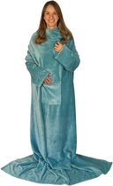 Elektrische Deken met Mouwen - Elektrische Deken met Mouwen - Deken met Mouwen -Turquoise