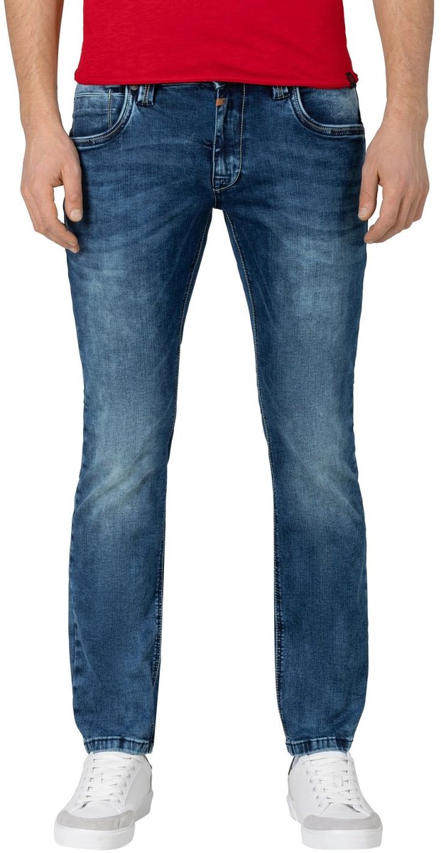 TIMEZONE Heren Jeans Broeken slim Fit Blauw 33W / 34L Volwassenen
