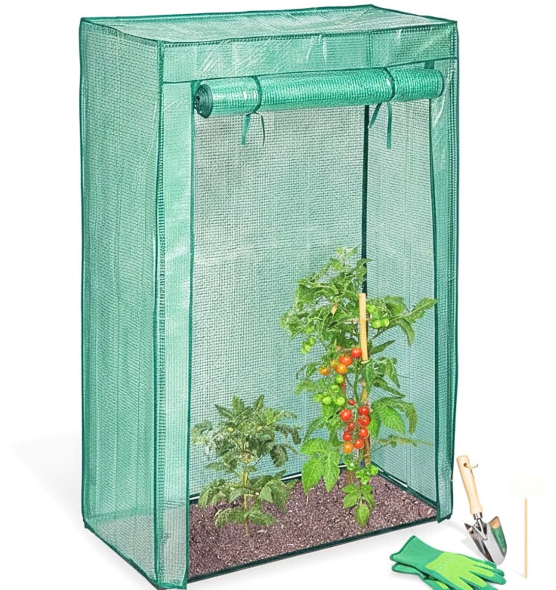 Tomatenkas - Tomaten Kweekkas - Tomaten Serre - Kweekkas - Broeikas - Foliekas - Tuinkas - Plantenkas - Koude Kas - Mini Tuinkas - Kleine Tuinkas - Tomatenkas Met Deur - Tomatenkas Voor Balkon - Tomatenkas Voor Tuin – foto 6