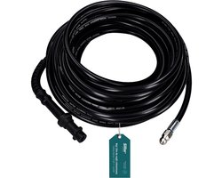 Sillar Rioolreinigingsslang – Ontstoppingsslang voor Afvoer en Riolering – Hogedrukslang met 3+1 Straalpijp – 20m voor Kärcher K2–K7 – 200 Bar