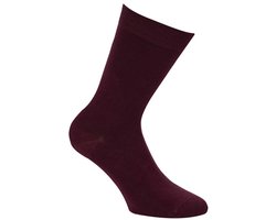 Boru Bamboo - 6-Pack - Nette Sokken - Bamboe - Naadloos - Heren / Dames - bordeaux - 35-38 - 2301