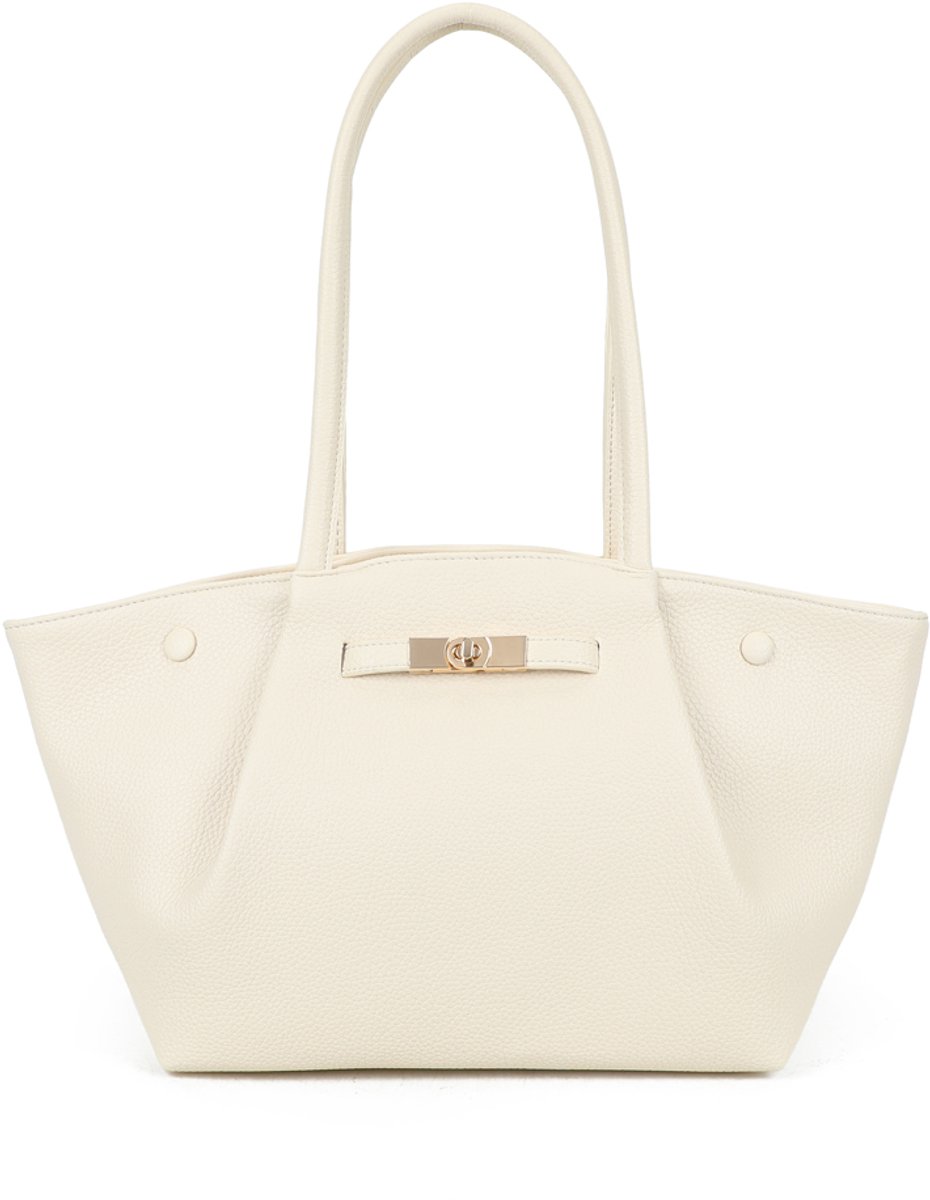Gallantry® Dames Handtas – Elegante Shopper Schoudertas – Ruime Tas met Binnenvakken - Beige