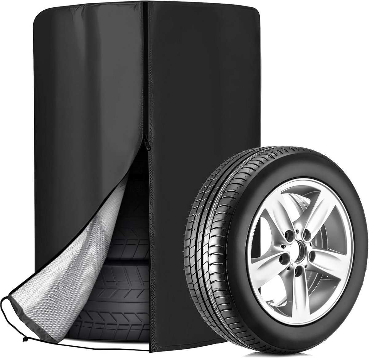 Universele waterdichte bandenhoes voor 4 autobanden, beschermingshoes voor 18-22 inch banden, stofdicht en weerbestendig