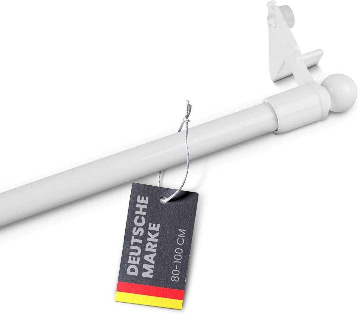Uittrekbare Klemstang voor Gordijnen - Eenvoudige Montage zonder Boren, Geschikt voor Raambreedtes van 30 tot 130 cm