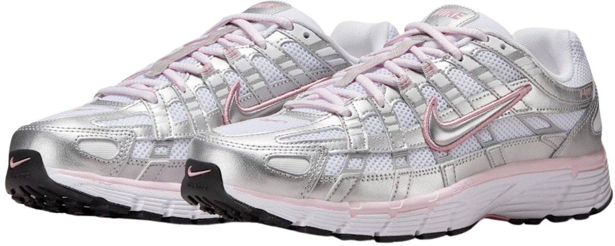 Nike P-6000 Sneakers Dames roze - zilver - wit