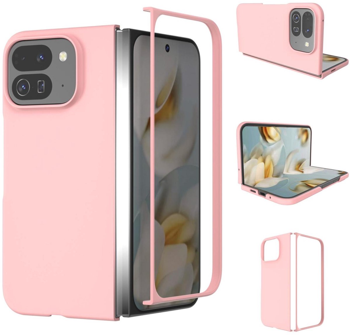 Mobigear Hoesje geschikt voor Google Pixel 10 Pro Fold Telefoonhoesje Hardcase | Mobigear Colors Backcover | Pixel 10 Pro Fold Case | Back Cover - Roze