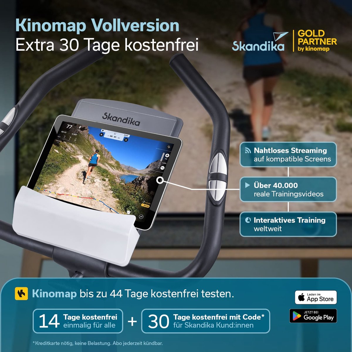 Skandika Wiry Ergometer Hometrainer - Hometrainers - 11 kg - afbeelding 2