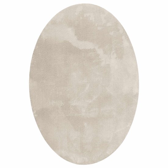 vidaXL - Tapis - 'HUARTE' - Beige - 160x230 - cm - Ovale