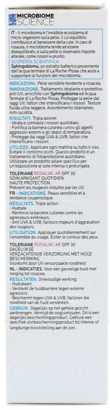 La Roche-Posay Toleriane Rosaliac AR SPF30 hydraterende dagcreme 50ml - helpt roodheid verminderen