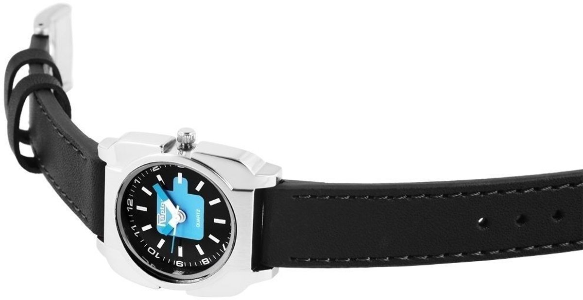 Raptor dameshorloge van echt leer RA10094 met echte leren band, 3 ATM, inclusief geschenkdoos