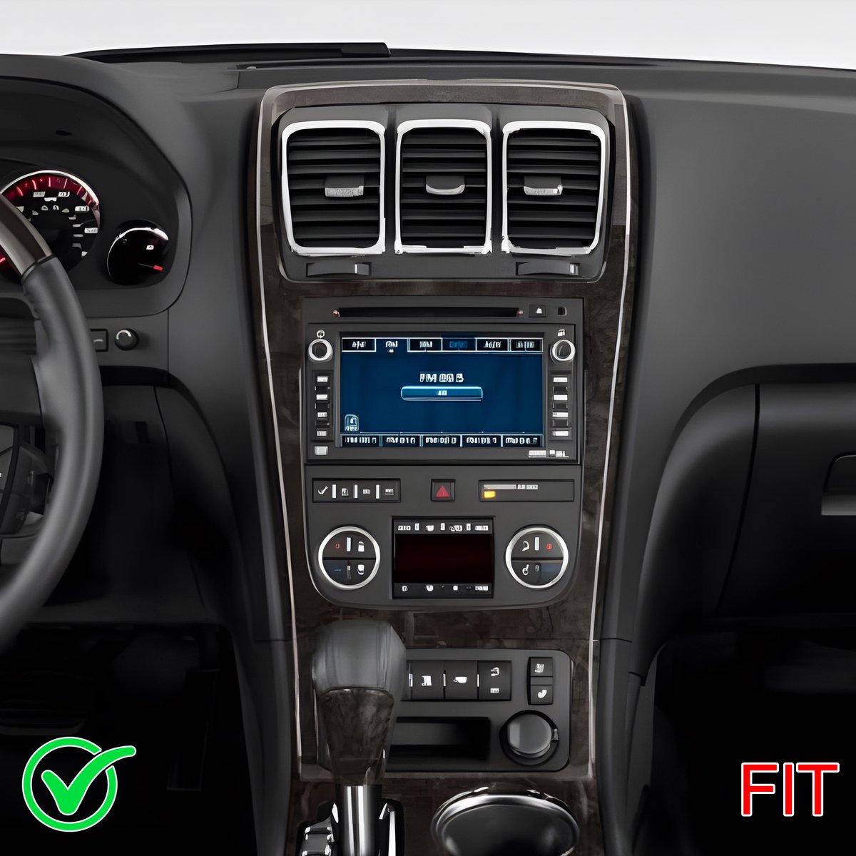 Autoradio - 2+32 GB, 8 inch, Android 13, ondersteunt draadloze CarPlay en Android Auto - Geschikt voor de Chevrolet Silverado (modeljaren 2007-2018) (GMT900/K2XX) en de Chevrolet Tahoe (modeljaren 2007-2014) (GMT900)
