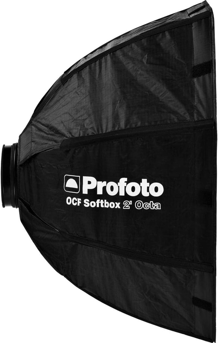 Octa Softbox - Lichtvormer - Portret fotografie - Uniforme lichtverspreiding - 60x60cm - Zwart