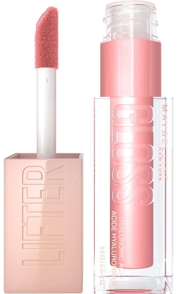 Maybelline New York Lifter Gloss Lipgloss 6 Reef Gloss Brillant - Rose Transparent - hoge glans - 5,4ml