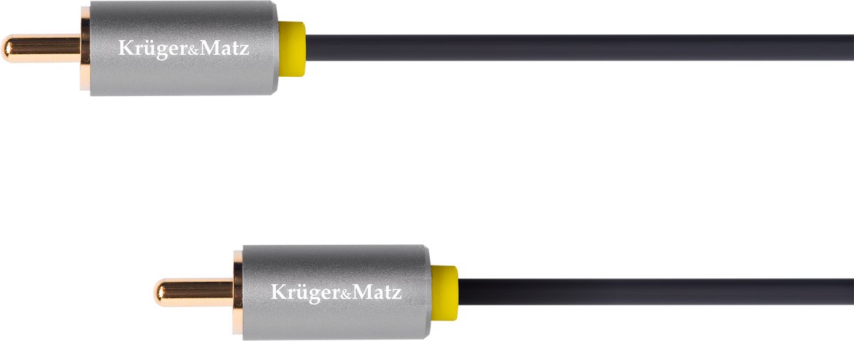 Krüger&Matz Basic - RCA-kabel - 1RCA-1RCA - 1.8m