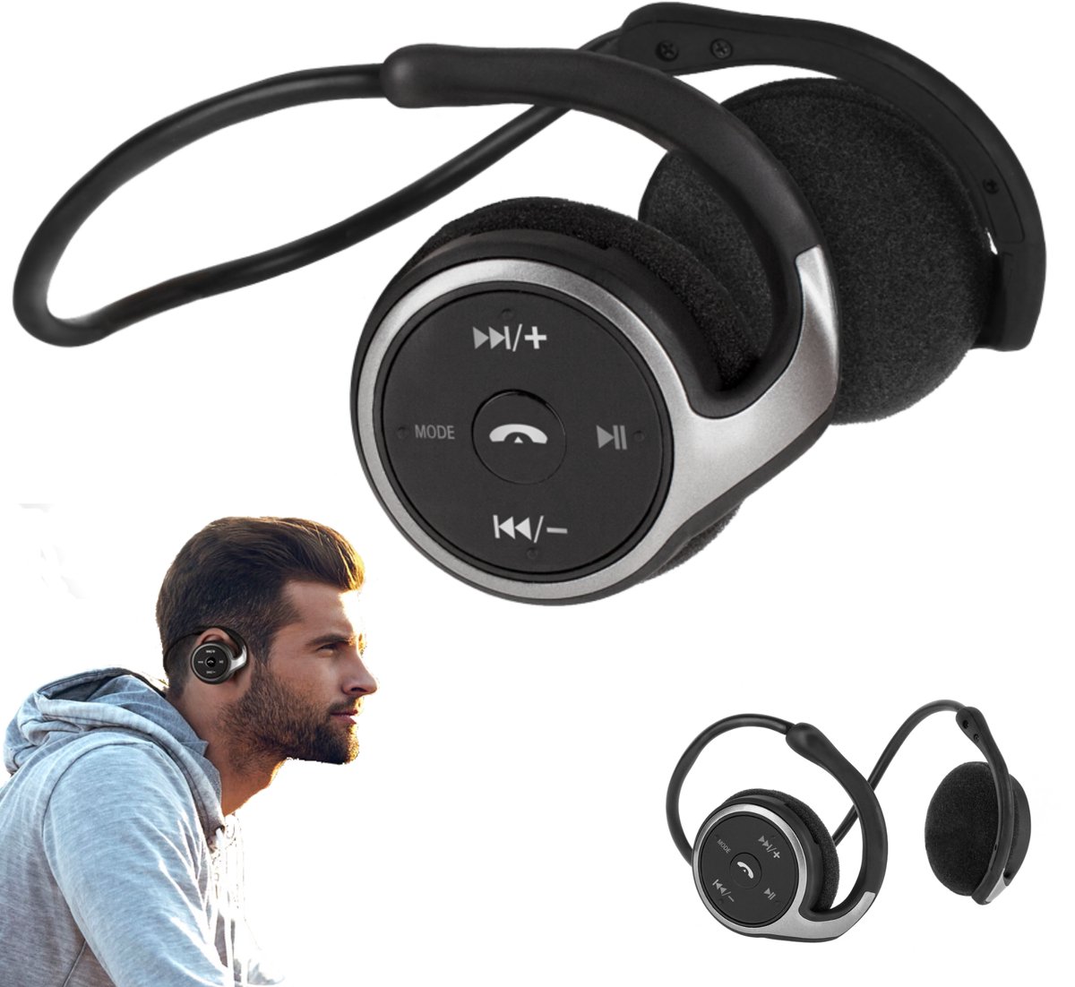 Krüger&Matz KMP10BT - Kunststof in-ear dopjes met microfoon