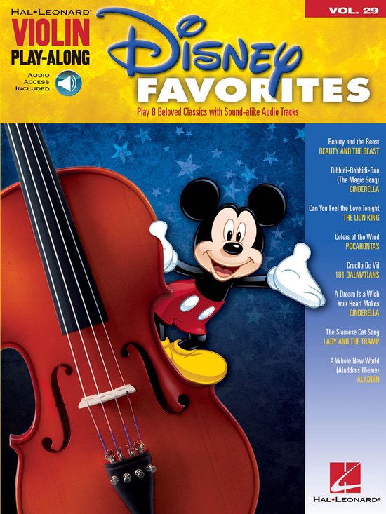 Disney Favouties Violin Play Along - cover