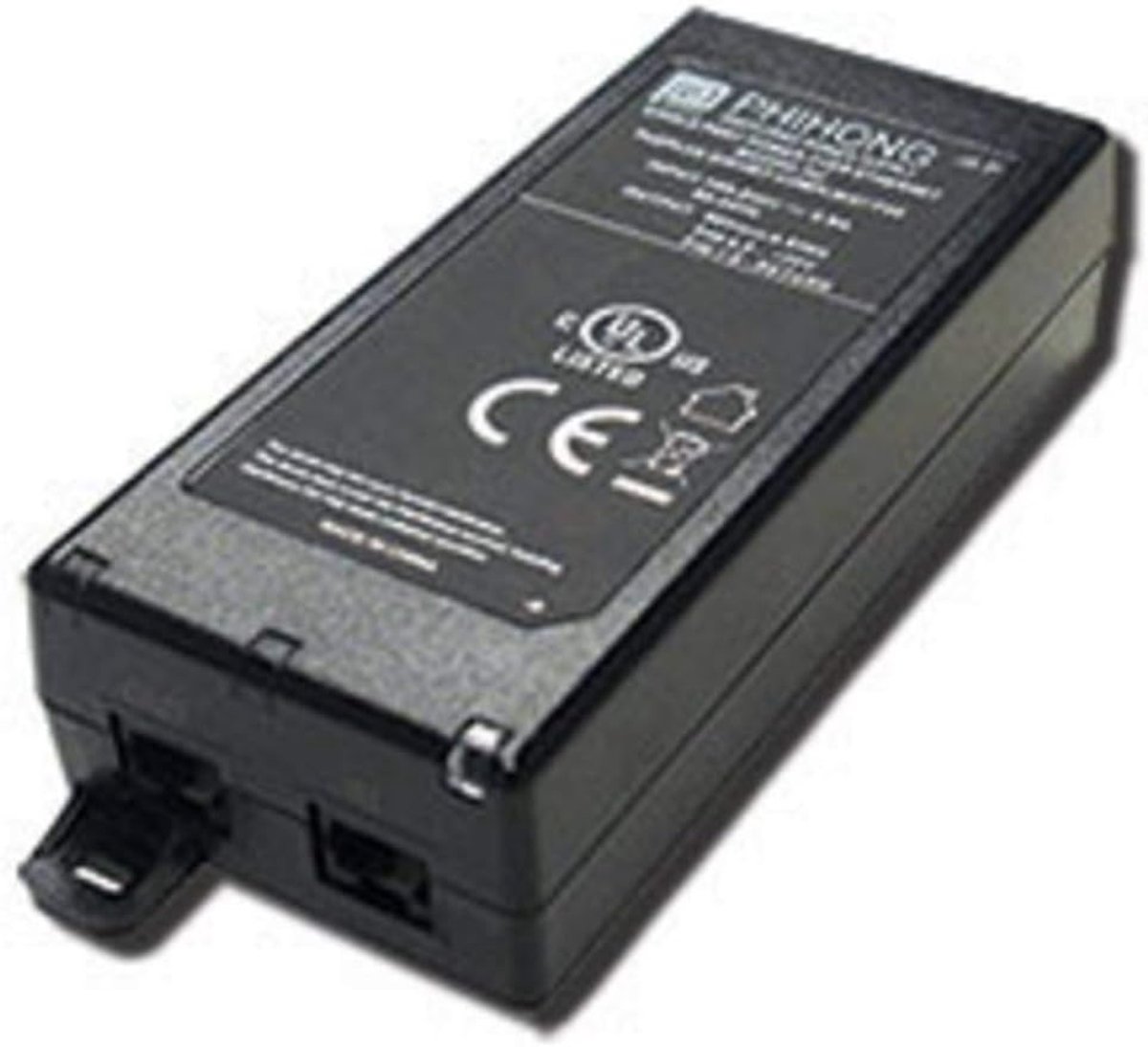 PoE Injector - Netwerk Voeding - Apparaten Voeden - IEEE 802.3af Standaard - 163 x 65 x 36 cm - Zwart