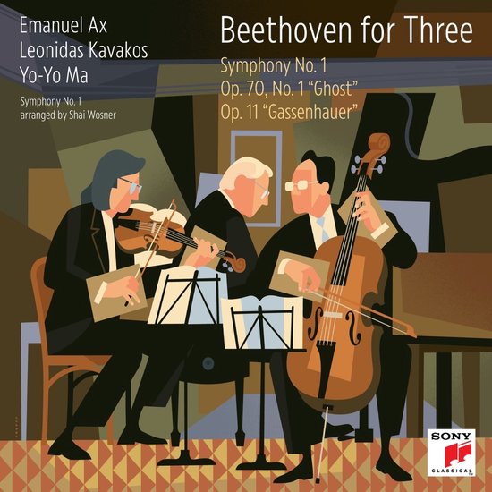 Ma, Yo-Yo & Leonidas Kavakos & Emanuel Ax - Beethoven for Three: Symphony No. 1 / Op. 70, No. 1 "Ghost" / Op. 11 "Gassenhauer" (CD)
