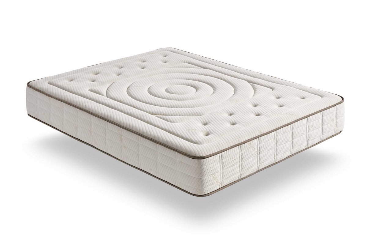Cashmere Premier Viscosoft Matras - Ergonomisch - Dubbelzijdig - Wit - Hoogwaardig Comfort - 27 cm Dikte - 9 Rustzones