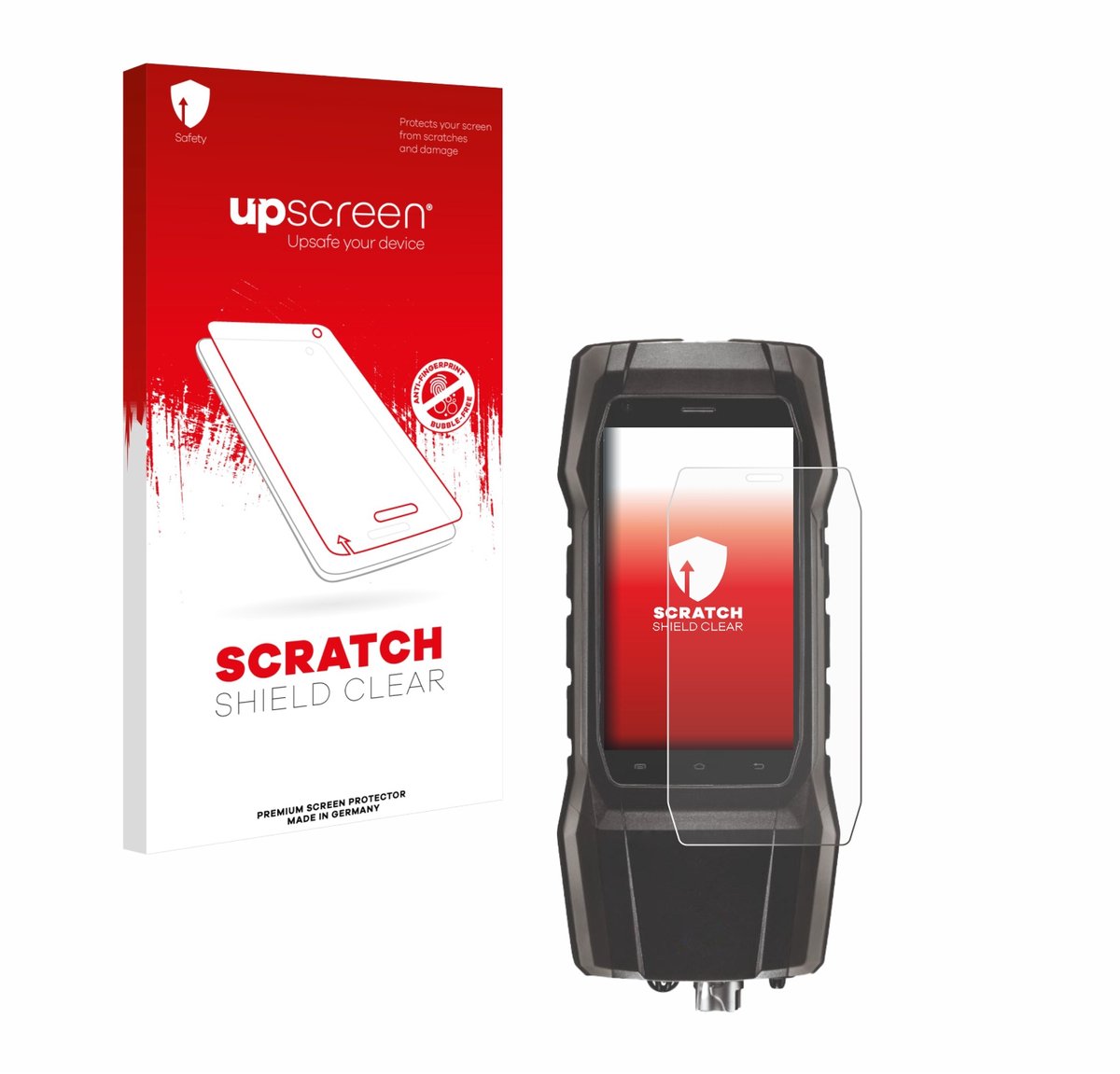 upscreen - Screenprotector voor Testo 300 - Folie Beschermfolie transparant