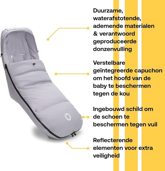 Universele Wintervoetenzak voor Kinderwagen - Warm en Waterafstotend voor Koud Weer van Universele — afbeelding 3