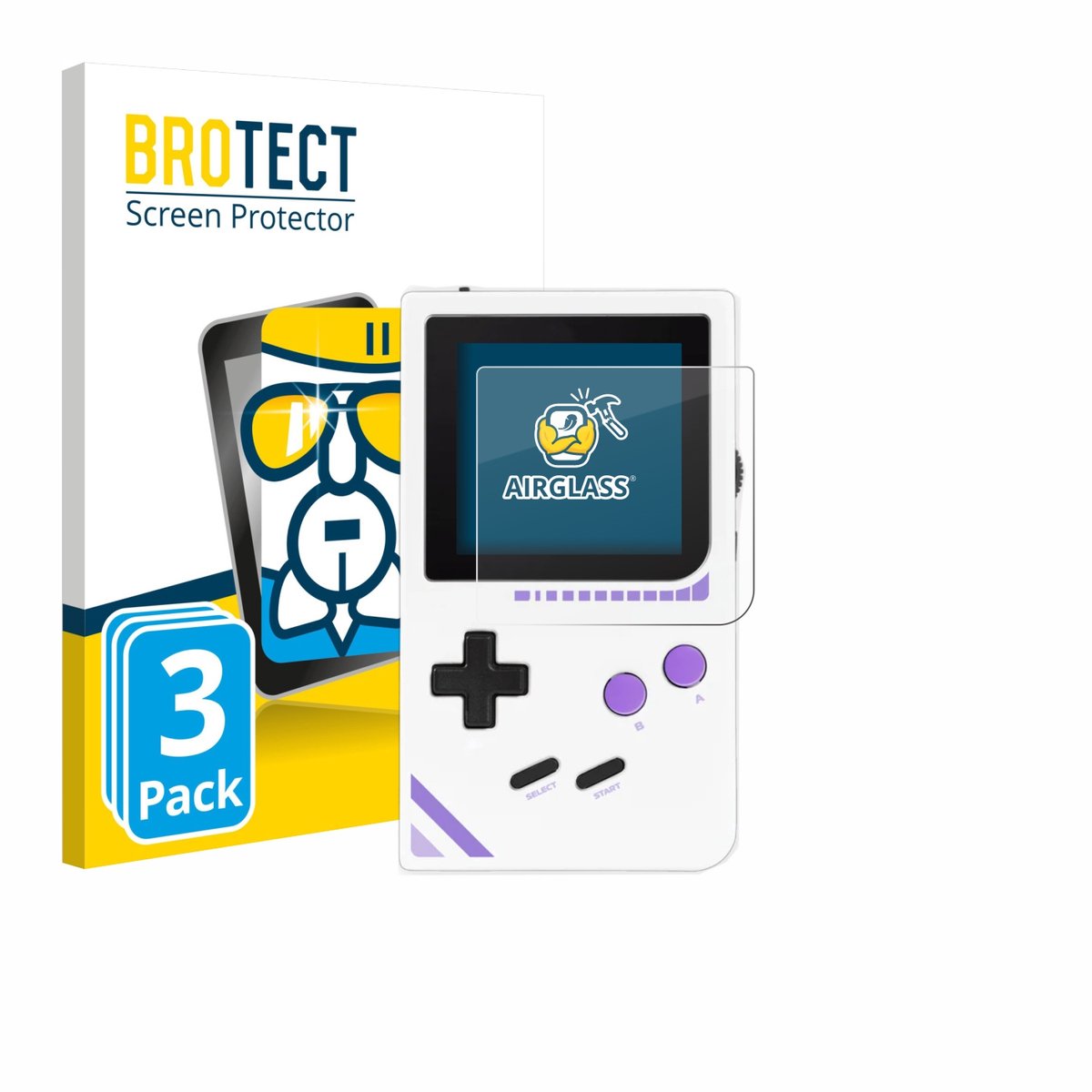 Screenprotector 3 Stuks voor Modretro Chromatic Beschermglas transparant