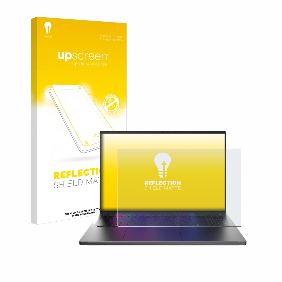 upscreen - Screenprotector voor Acer Swift Go 16 - Folie Beschermfolie anti glare matte