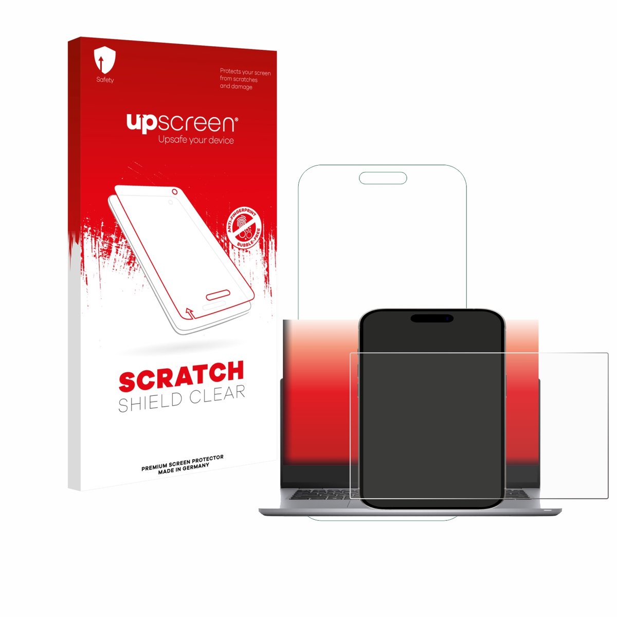 upscreen - Screenprotector voor Dell Latitude 5421 - Folie Beschermfolie transparant