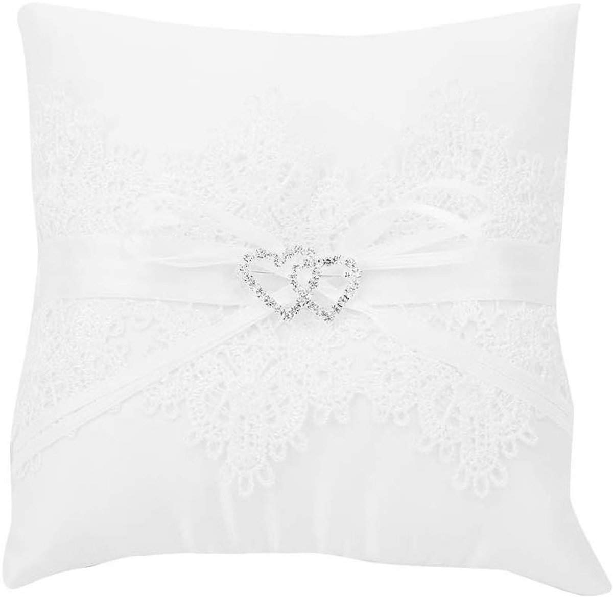 Satijnen Bloemen Kussen van Zachte Satijn Stof voor Buitenbruiloft - Mode Draperie voor Strandbruiloft - Luxe Kussen met Bloemenprint.