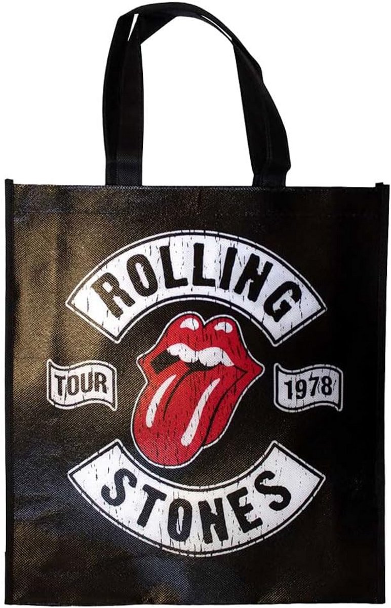 Duurzame boodschappentas met iconisch bandenshirt ontwerp