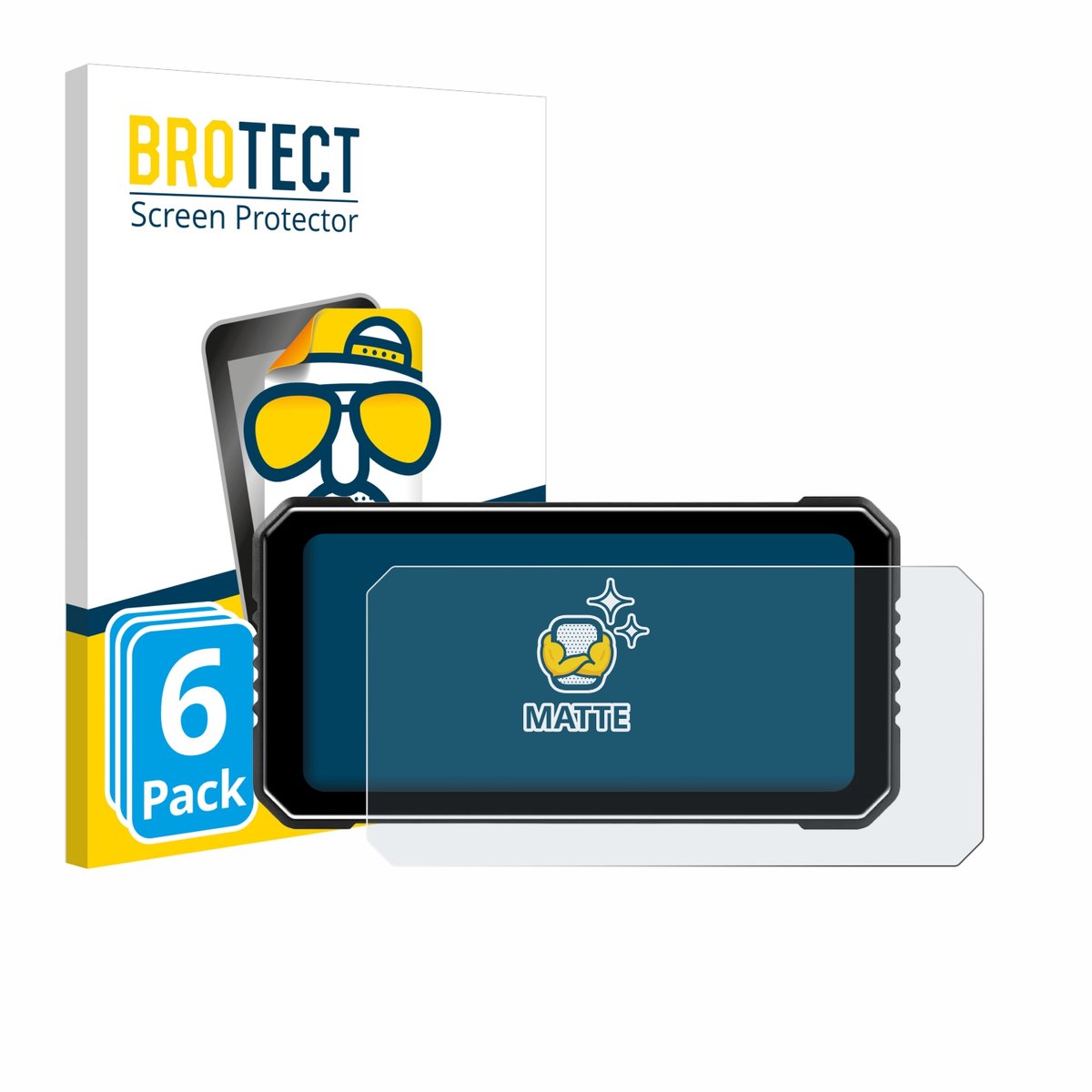 BROTECT - Screenprotector voor Vtopek MT26 6.25" - Folie Beschermfolie matte 6 Stuks