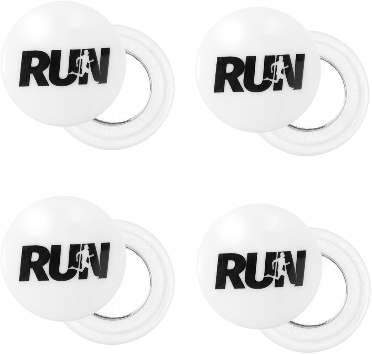 Magnetische Race Startclips voor Hardlopers - 4 Paar Startnummerhouders