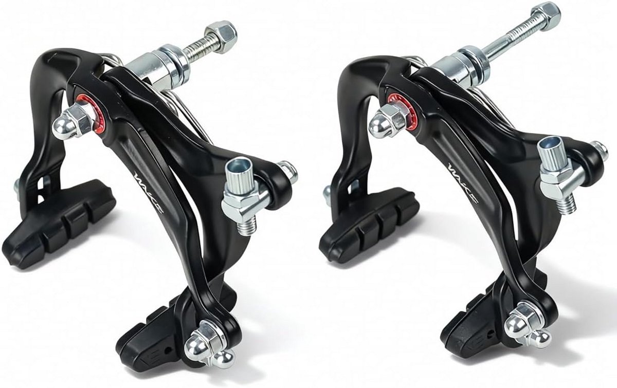 Set fietstuimelremmen voor en achter - Duurzame aluminiumlegering - Geschikt voor racefiets en vouwfiets