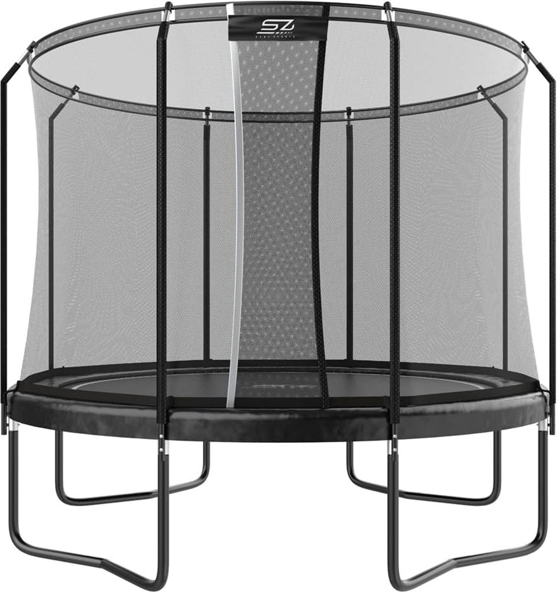 Ronde Trampoline met Veiligheidsnet en Elastische Touwen Ø244 t/m 366 cm