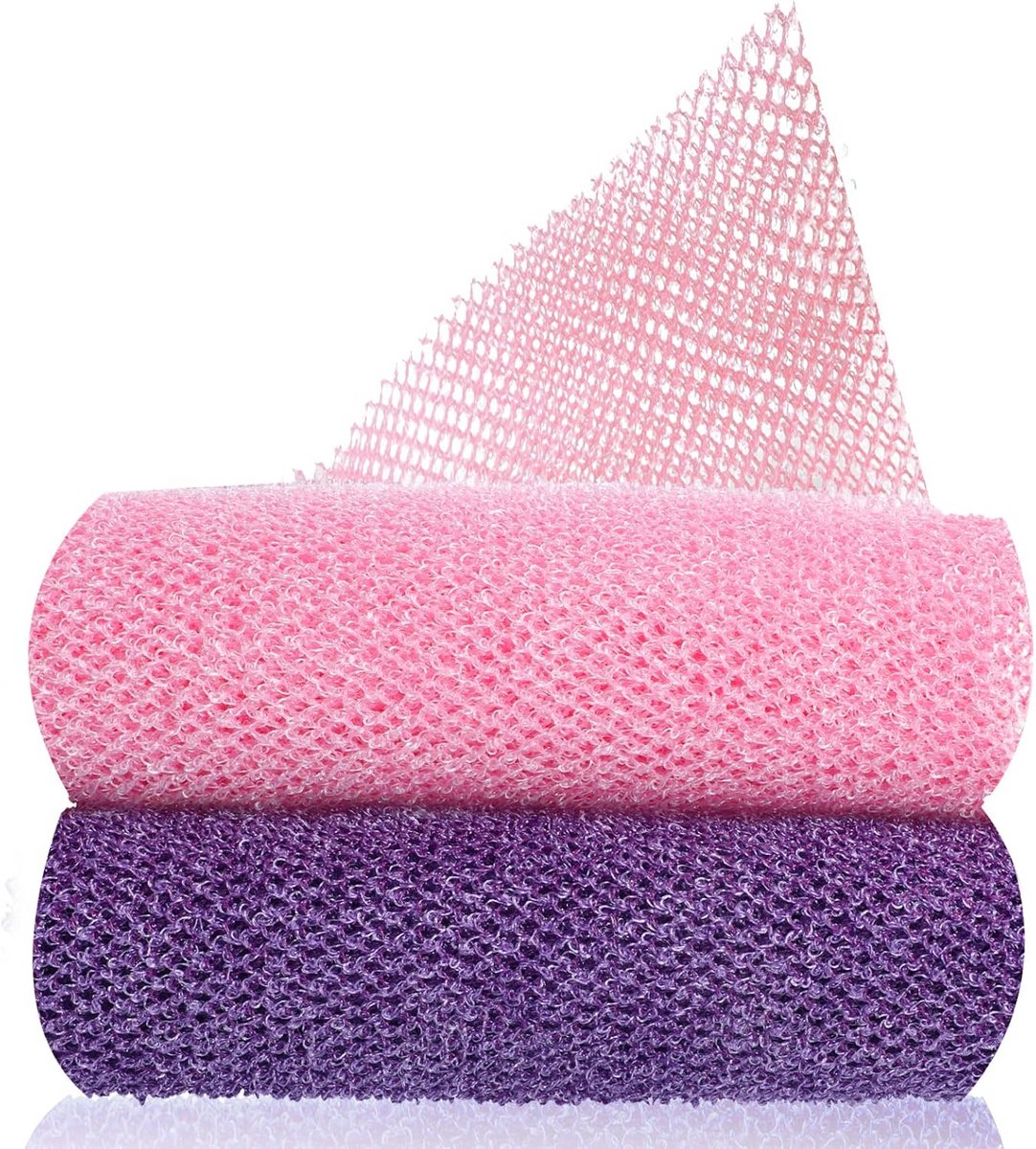 Set van 2 Lange Lichaamssponsen voor Rug en Lichaamsscrub