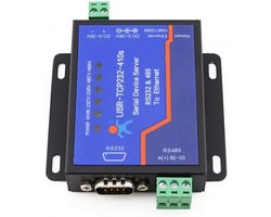 RS232/RS485 Seriële naar Ethernet Adapter/IP Seriële Server met DHCP/DNS Ondersteuning