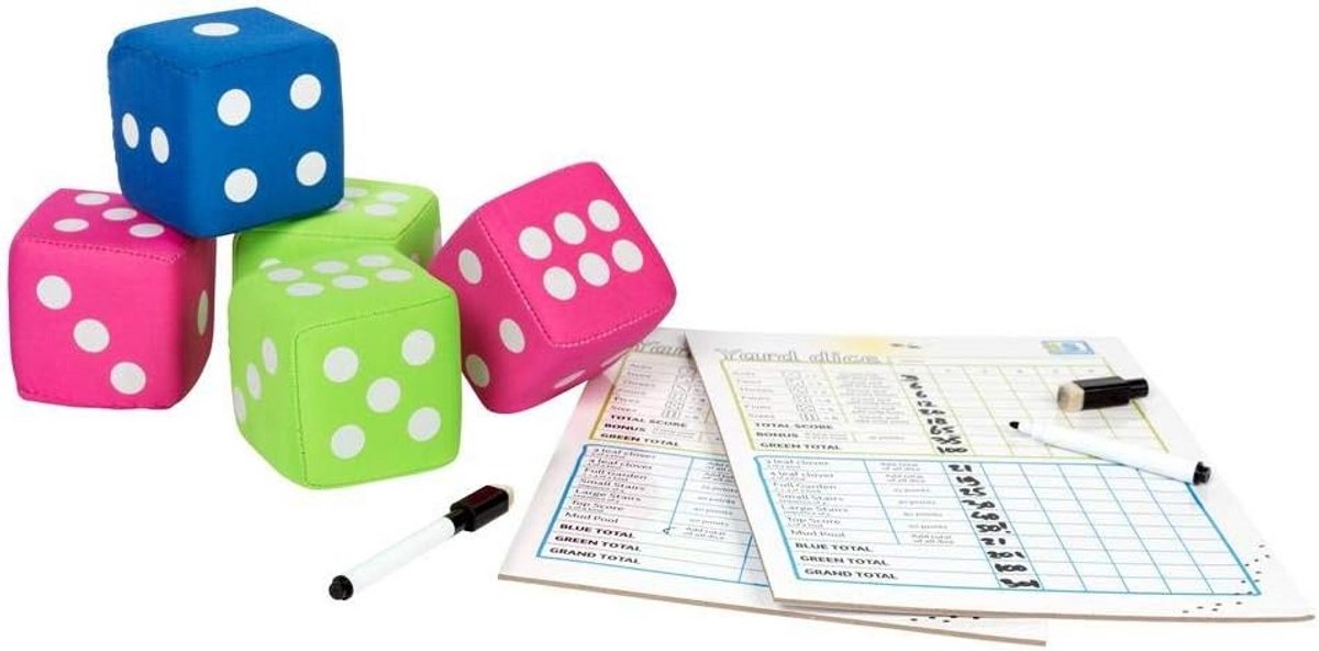 Set van 4 Grote Buiten Speelkubussen voor Tuin en Spel