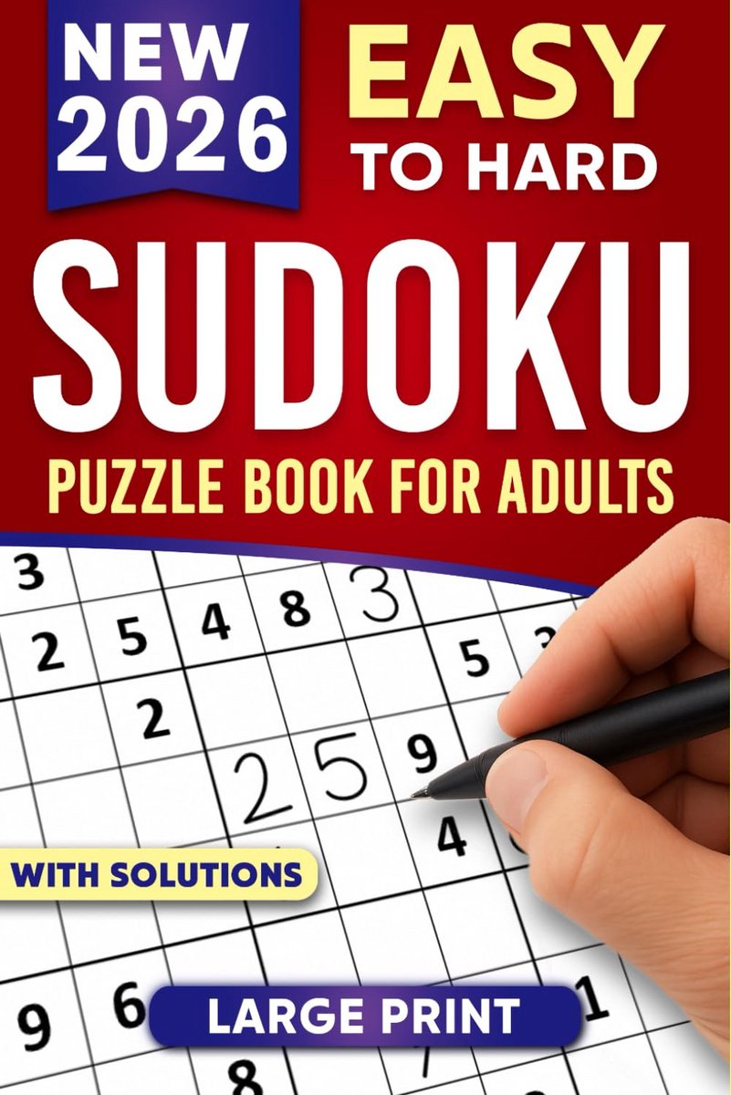 Sudoku Puzzelboek voor Volwassenen: 200 Puzzels van Makkelijk tot Moeilijk met Oplossingen