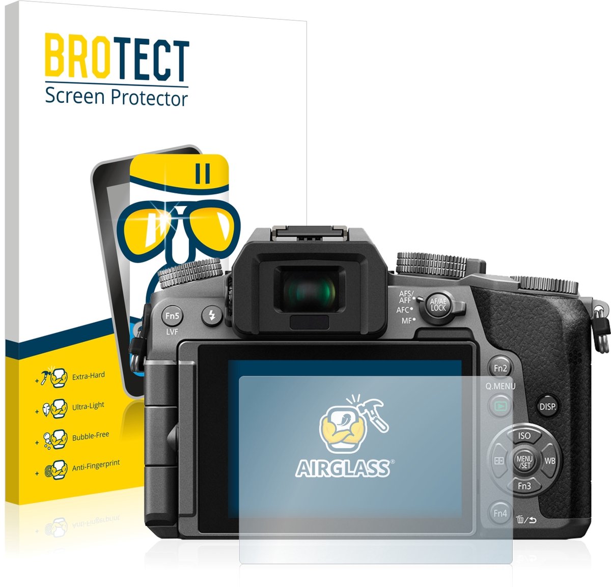 Screenprotector voor Panasonic Lumix DMC-G70 Beschermglas transparant