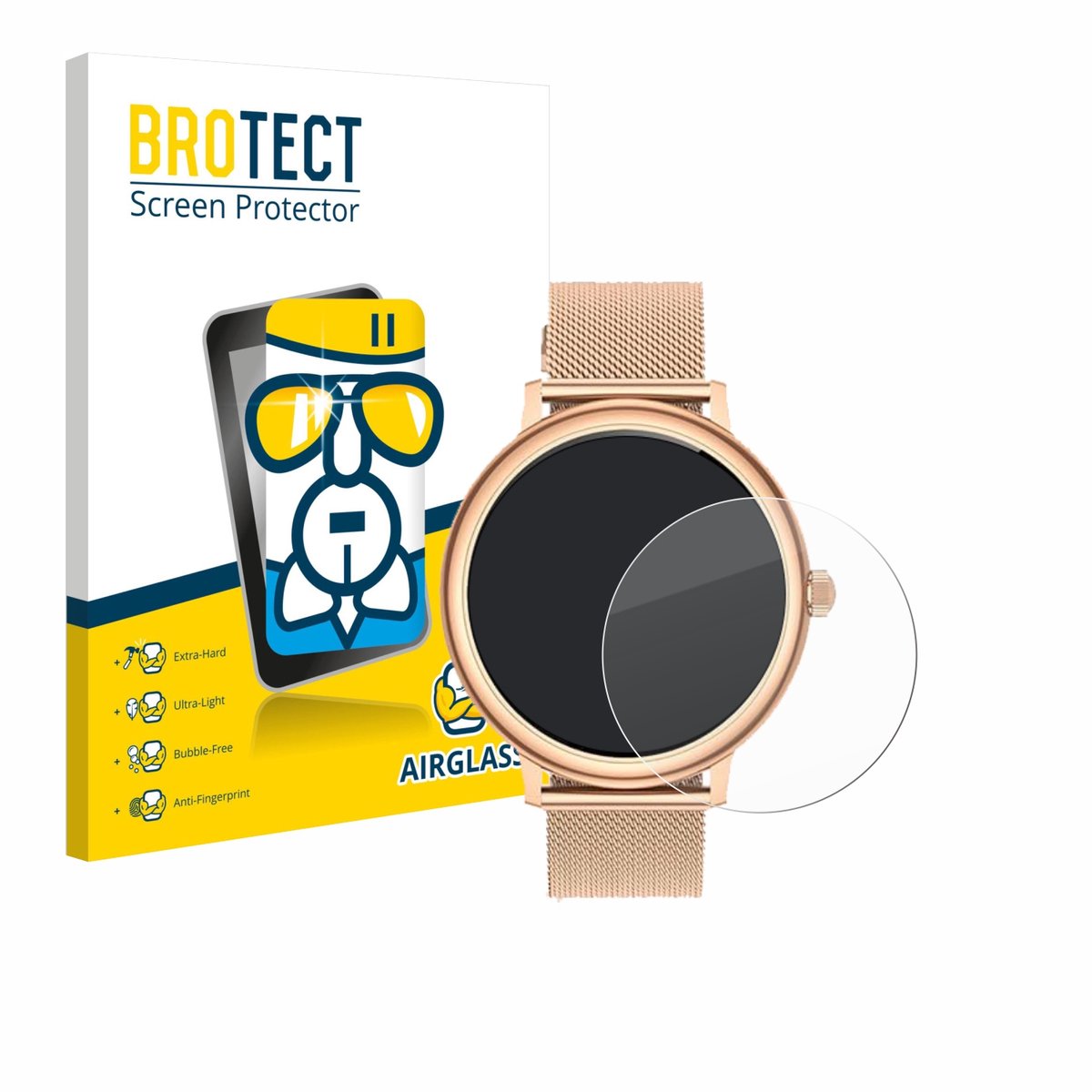 Screenprotector voor Ruxingx AK98 1.19" Beschermglas transparant