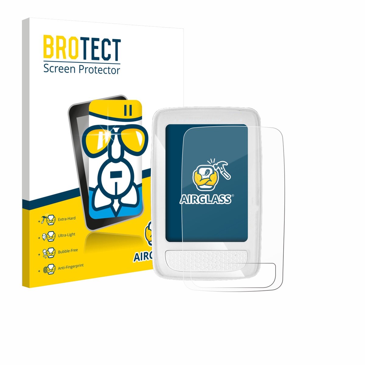 Screenprotector voor Giant Axact 14W Beschermglas transparant