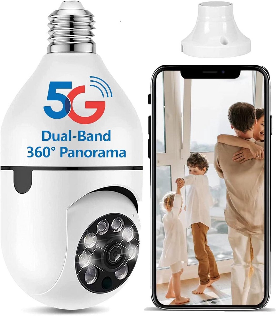 Draadloos WiFi Camera Systeem Buiten - 2.4G & 5G Dual-Band, 1080P HD Nachtzicht