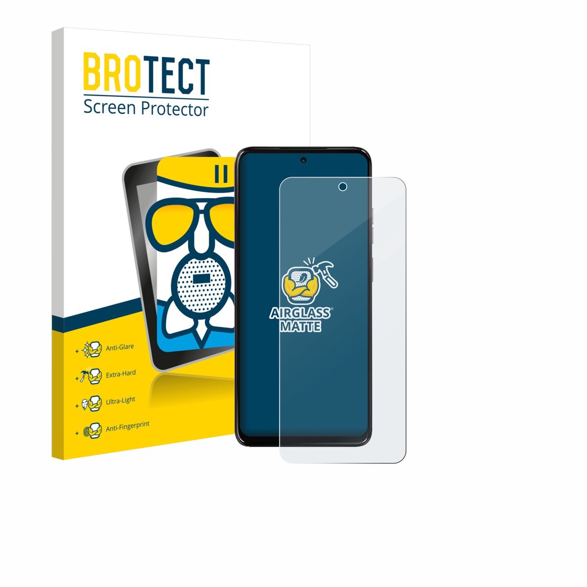 BROTECT - Screenprotector voor Motorola Moto G17 - Folie Beschermfolie Beschermglas matte