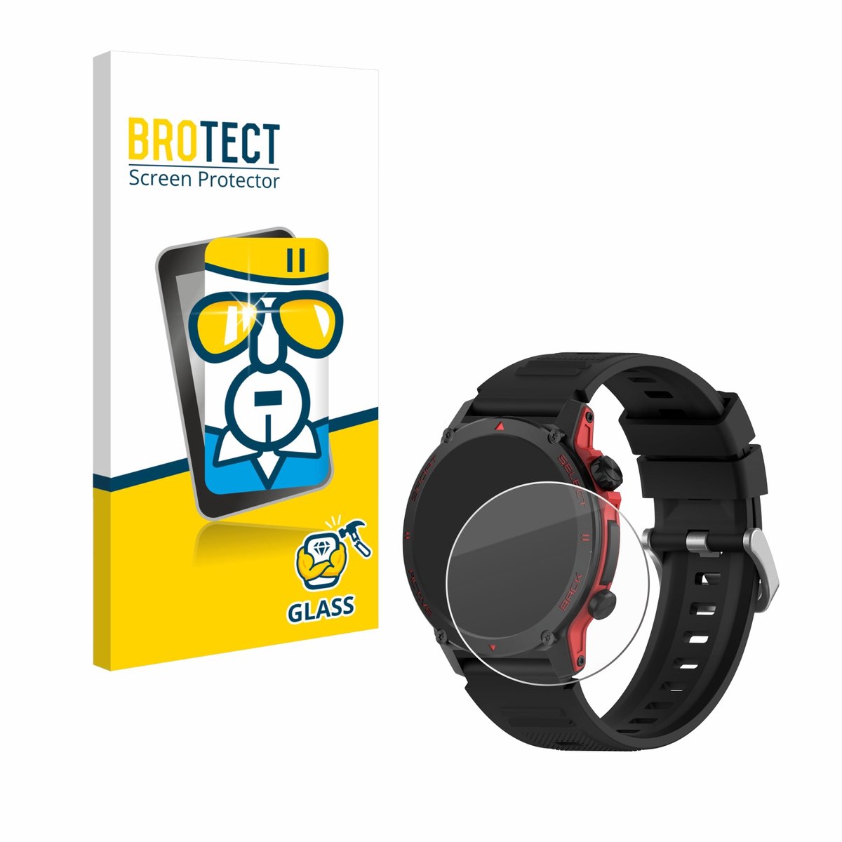 BROTECT - Glas Screenprotector voor Popglory S136 - Gehard Beschermglas 9H