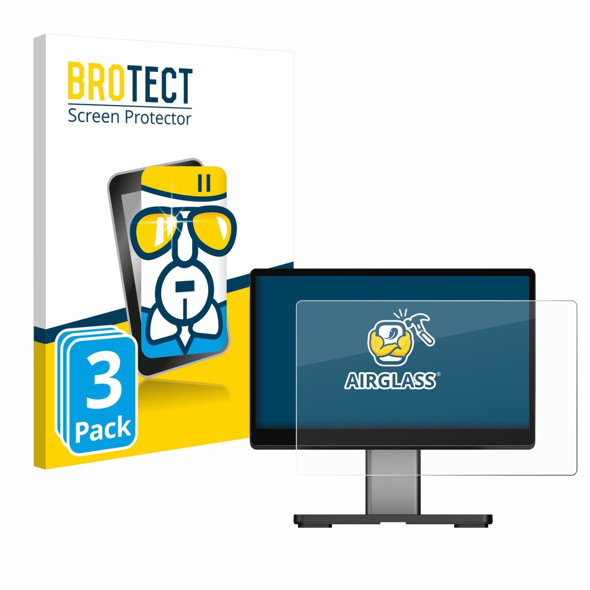 Screenprotector 3 Stuks voor iMin Swan 2 Beschermglas transparant
