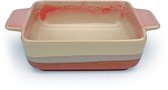 Lavandoux - Ovenschaal - Vierkant - 1 Persoons - 16x16 cm - Terracotta