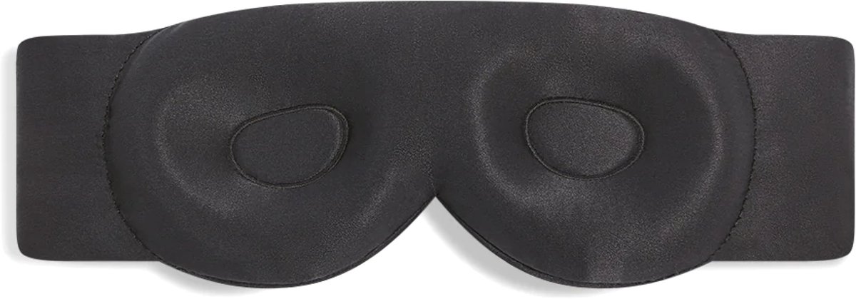 Dore & Rose - Aura Slaapmasker - Oogmasker - Wimper beschermend - Zijden Slaapmasker Voor Mannen en Vrouwen - Eye Mask - Verduisterend - Wallen - Zwart